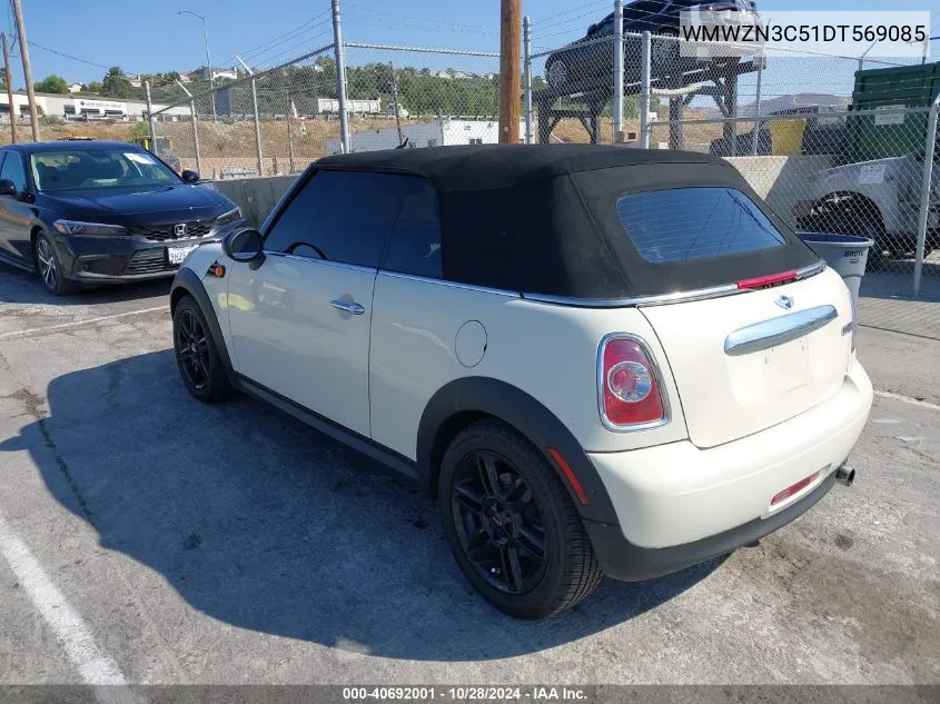 WMWZN3C51DT569085 2013 Mini Convertible Cooper