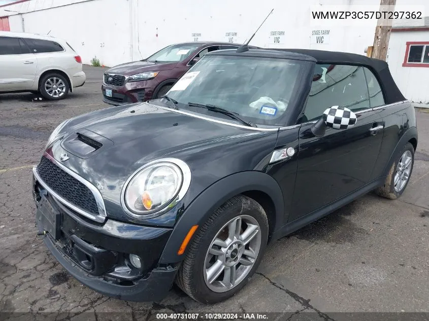 2013 Mini Convertible Cooper S VIN: WMWZP3C57DT297362 Lot: 40731087