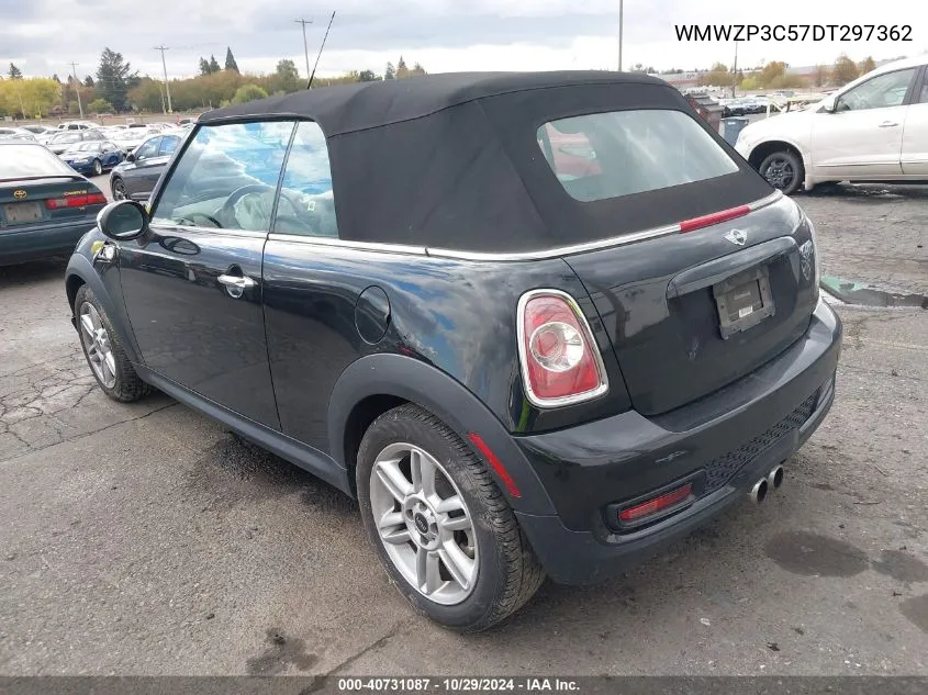 2013 Mini Convertible Cooper S VIN: WMWZP3C57DT297362 Lot: 40731087