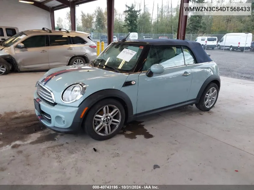 2013 Mini Convertible Cooper VIN: WMWZN3C54DT568433 Lot: 40743195