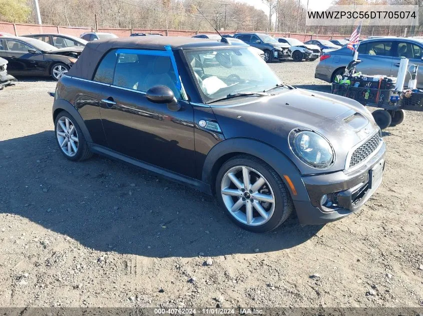 2013 Mini Convertible Cooper S VIN: WMWZP3C56DT705074 Lot: 40762024