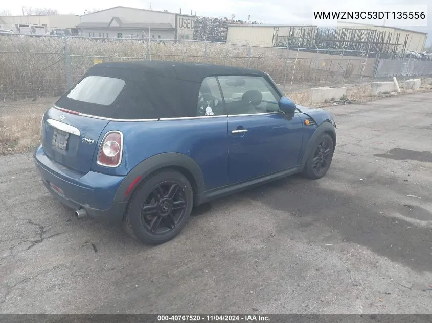 2013 Mini Convertible Cooper VIN: WMWZN3C53DT135556 Lot: 40767520