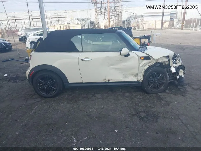 2015 Mini Convertible Cooper VIN: WMWZN3C50FT862205 Lot: 40620963