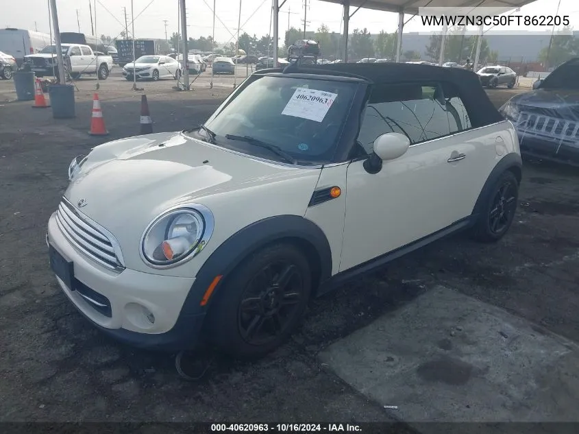 WMWZN3C50FT862205 2015 Mini Convertible Cooper