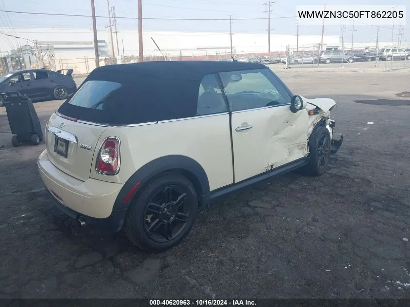 2015 Mini Convertible Cooper VIN: WMWZN3C50FT862205 Lot: 40620963