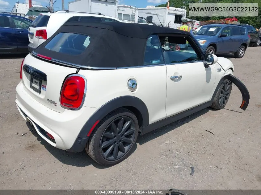 WMWWG9C54G3C22132 2016 Mini Convertible Cooper S