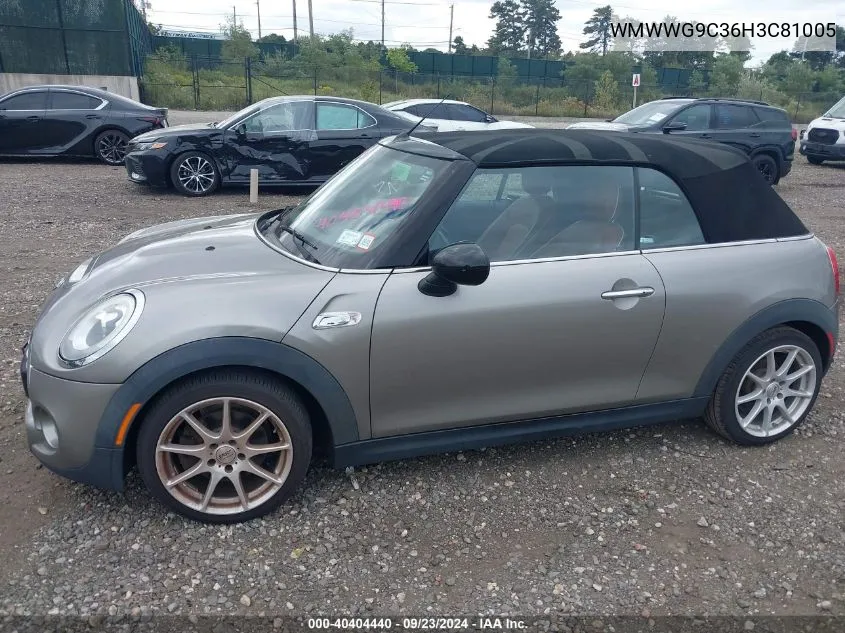 WMWWG9C36H3C81005 2017 Mini Convertible Cooper S