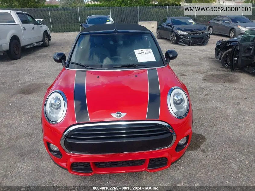 WMWWG5C52J3D01301 2018 Mini Convertible Cooper