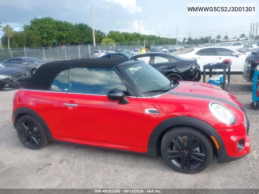 WMWWG5C52J3D01301 2018 Mini Convertible Cooper