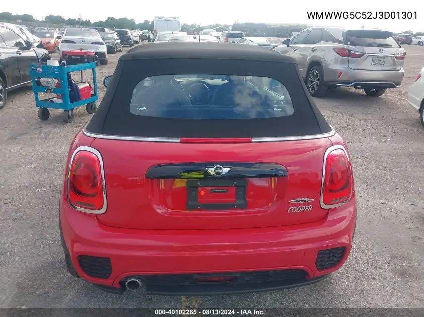 WMWWG5C52J3D01301 2018 Mini Convertible Cooper