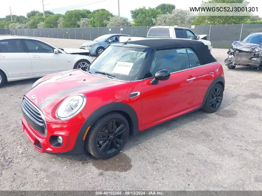 WMWWG5C52J3D01301 2018 Mini Convertible Cooper