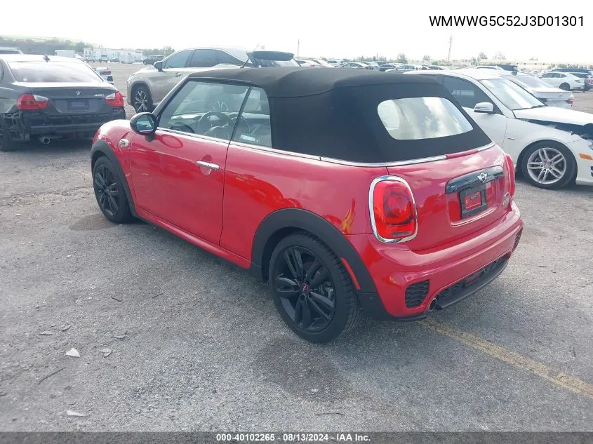 WMWWG5C52J3D01301 2018 Mini Convertible Cooper