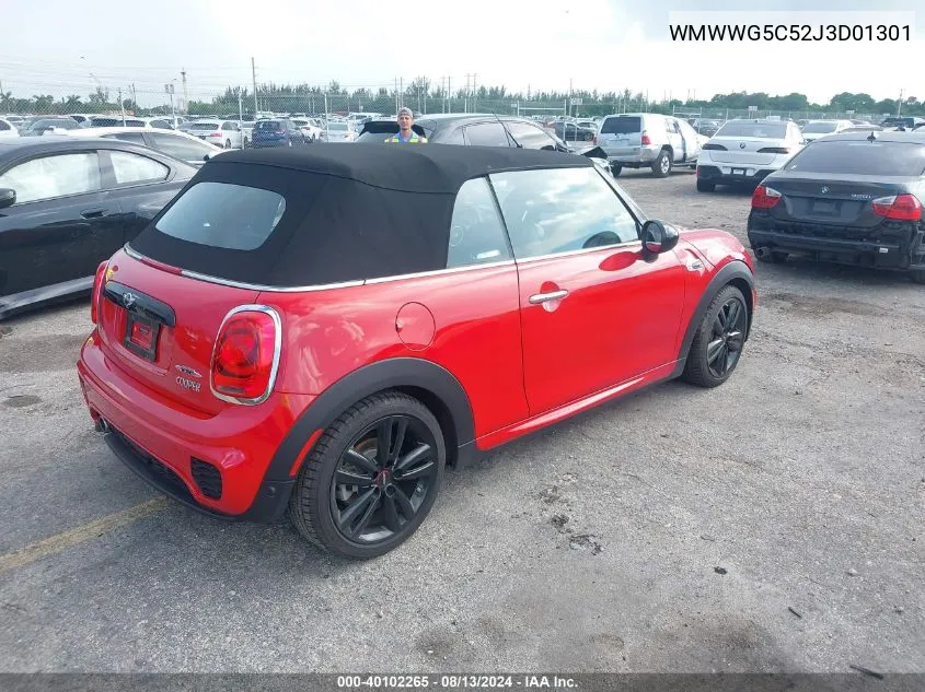 2018 Mini Convertible Cooper VIN: WMWWG5C52J3D01301 Lot: 40102265