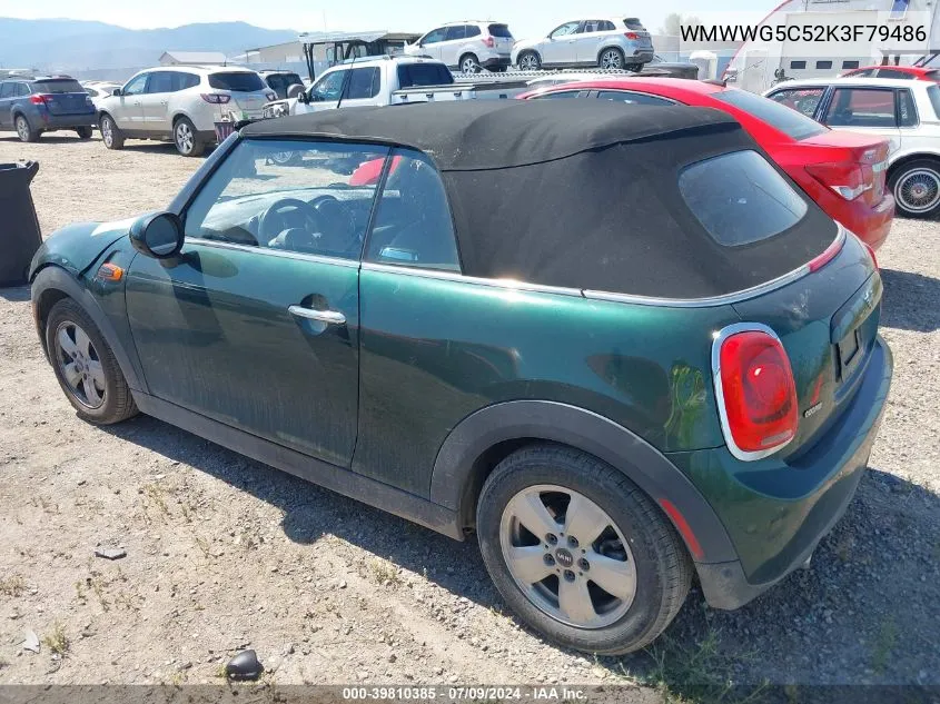 WMWWG5C52K3F79486 2019 Mini Convertible Cooper