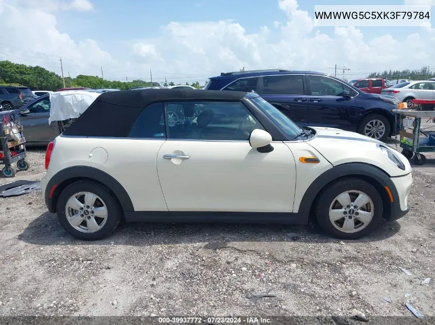 WMWWG5C5XK3F79784 2019 Mini Convertible Cooper