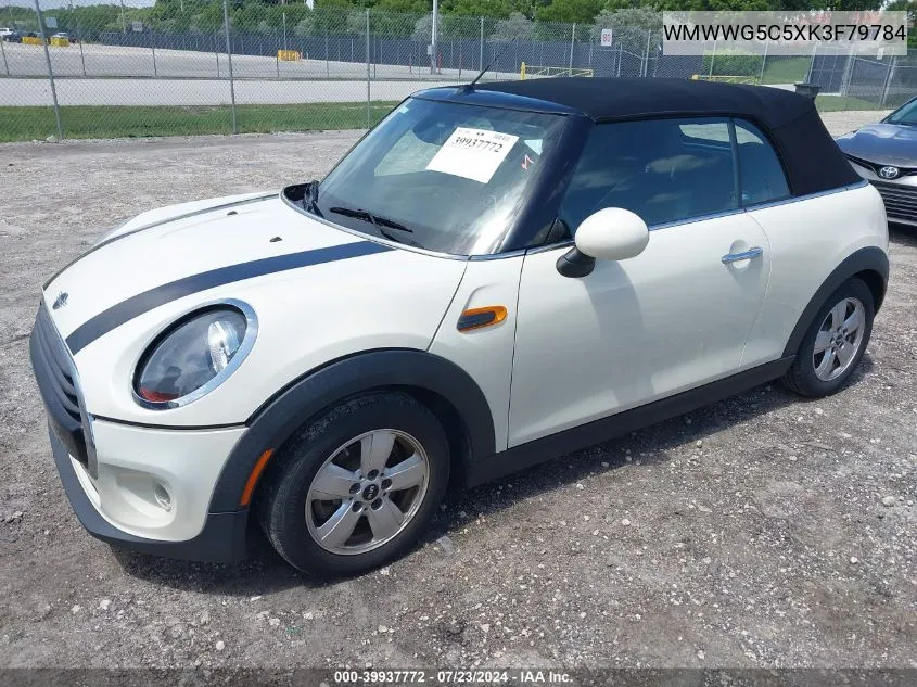 WMWWG5C5XK3F79784 2019 Mini Convertible Cooper