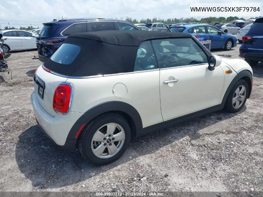 2019 Mini Convertible Cooper VIN: WMWWG5C5XK3F79784 Lot: 39937772