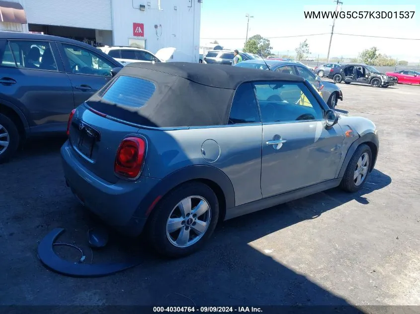 WMWWG5C57K3D01537 2019 Mini Convertible Cooper