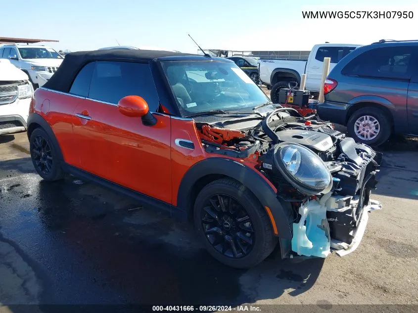 WMWWG5C57K3H07950 2019 Mini Convertible Cooper