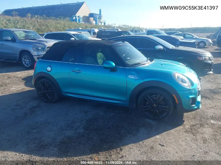 2019 Mini Convertible Cooper S VIN: WMWWG9C55K3E41397 Lot: 40814433