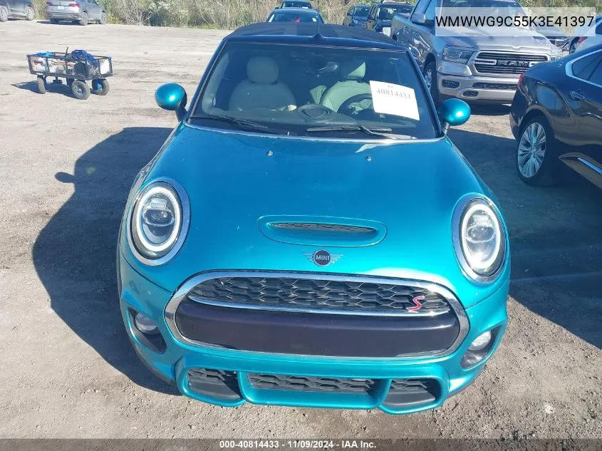 2019 Mini Convertible Cooper S VIN: WMWWG9C55K3E41397 Lot: 40814433