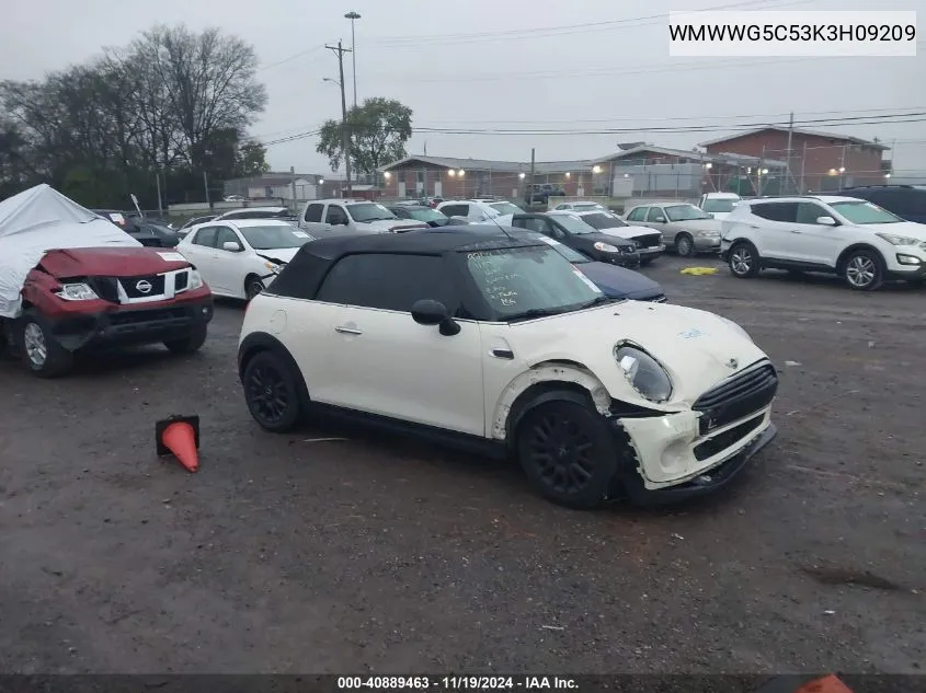 2019 Mini Convertible Cooper VIN: WMWWG5C53K3H09209 Lot: 40889463