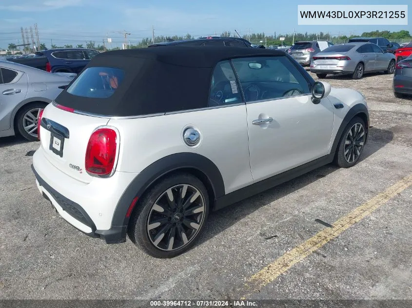 2023 Mini Convertible Cooper S VIN: WMW43DL0XP3R21255 Lot: 39964712