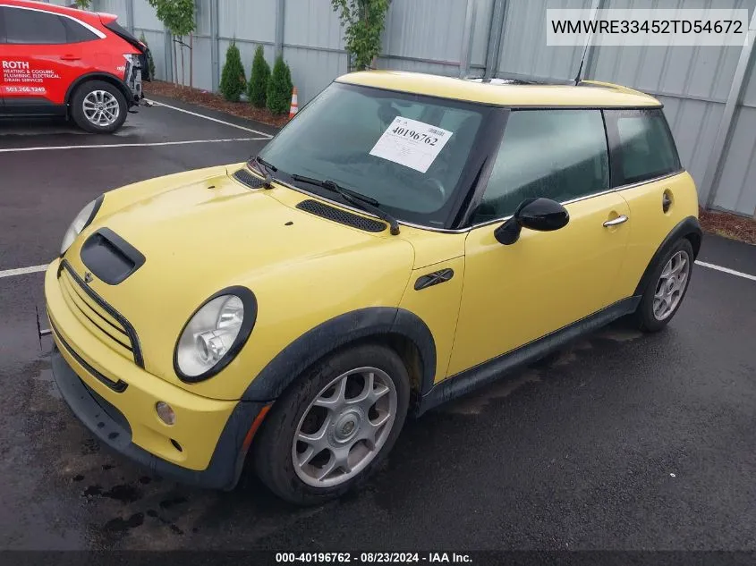 WMWRE33452TD54672 2002 Mini Cooper S