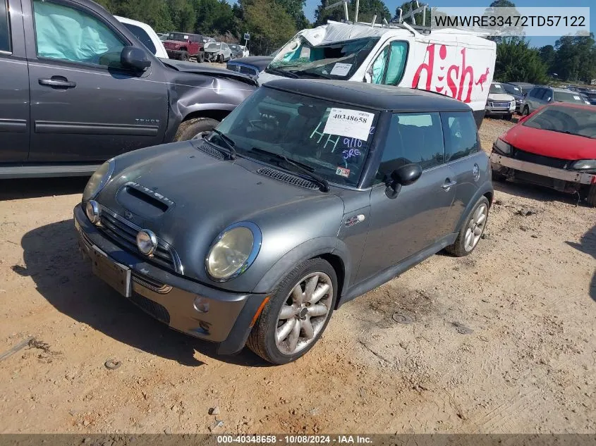 2002 Mini Cooper S S VIN: WMWRE33472TD57122 Lot: 40348658