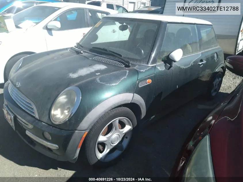 2002 Mini Cooper VIN: WMWRC33402TE12788 Lot: 40691226