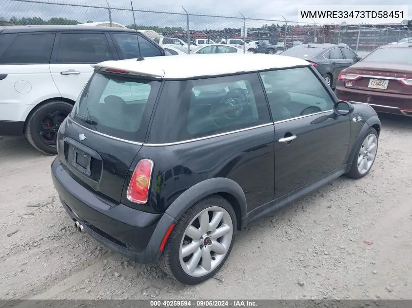 WMWRE33473TD58451 2003 Mini Cooper S S