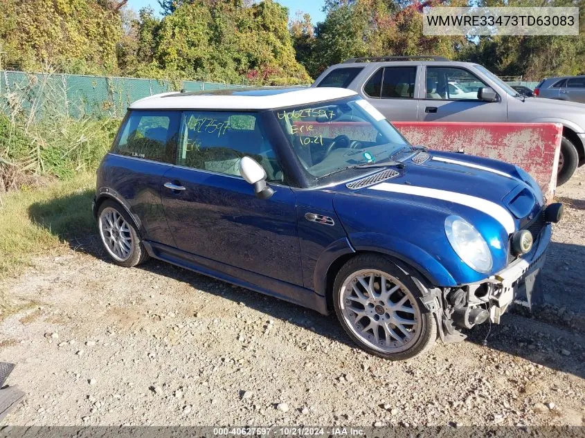 2003 Mini Cooper S VIN: WMWRE33473TD63083 Lot: 40627597