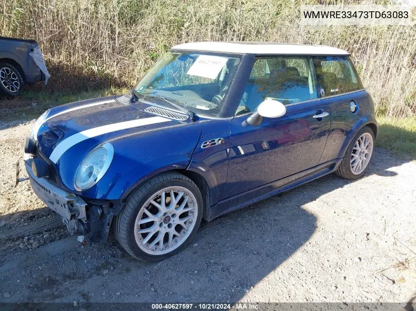 2003 Mini Cooper S VIN: WMWRE33473TD63083 Lot: 40627597