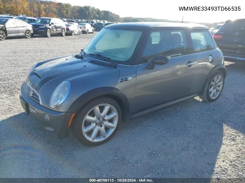 2003 Mini Cooper S VIN: WMWRE33493TD66535 Lot: 40706113