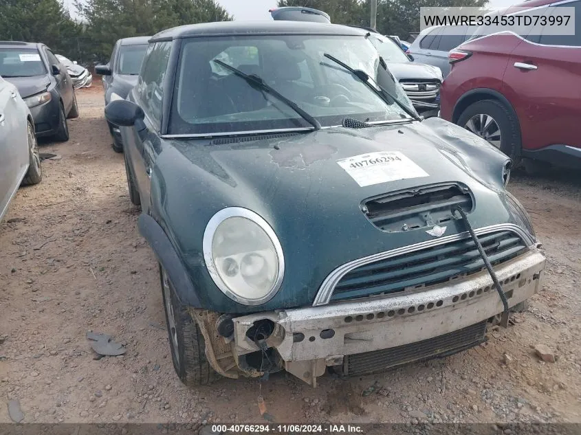 2003 Mini Cooper VIN: WMWRE33453TD73997 Lot: 40766294