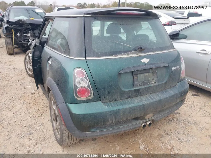 2003 Mini Cooper VIN: WMWRE33453TD73997 Lot: 40766294