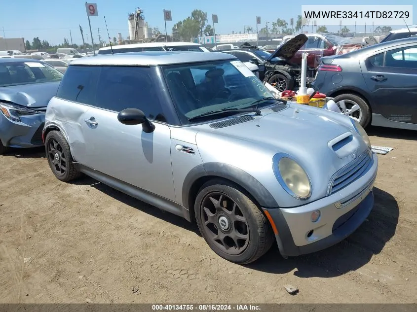 2004 Mini Cooper S VIN: WMWRE33414TD82729 Lot: 40134755