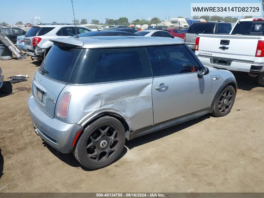 2004 Mini Cooper S VIN: WMWRE33414TD82729 Lot: 40134755