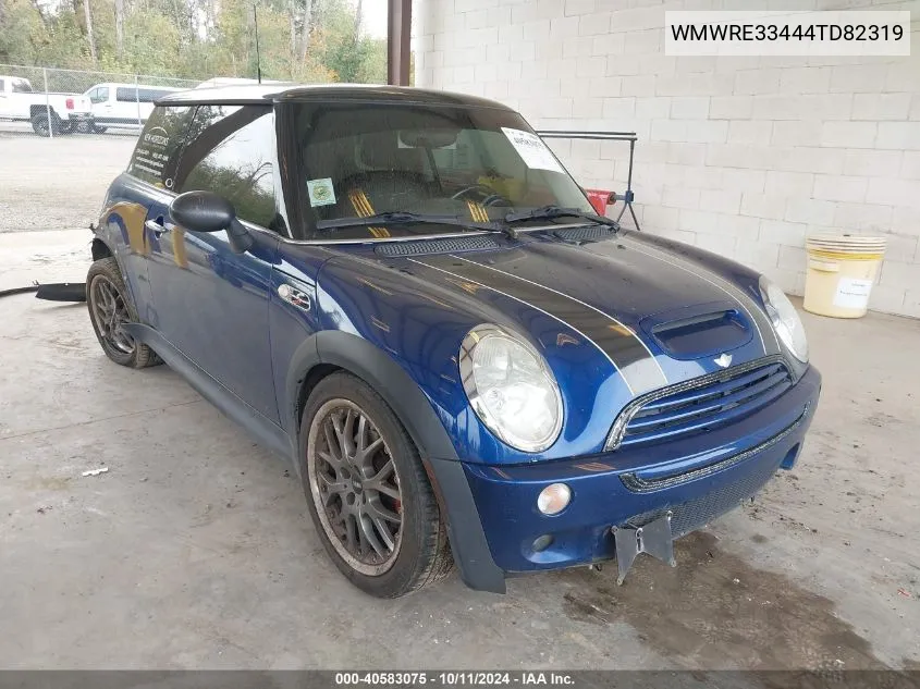 2004 Mini Cooper S VIN: WMWRE33444TD82319 Lot: 40583075