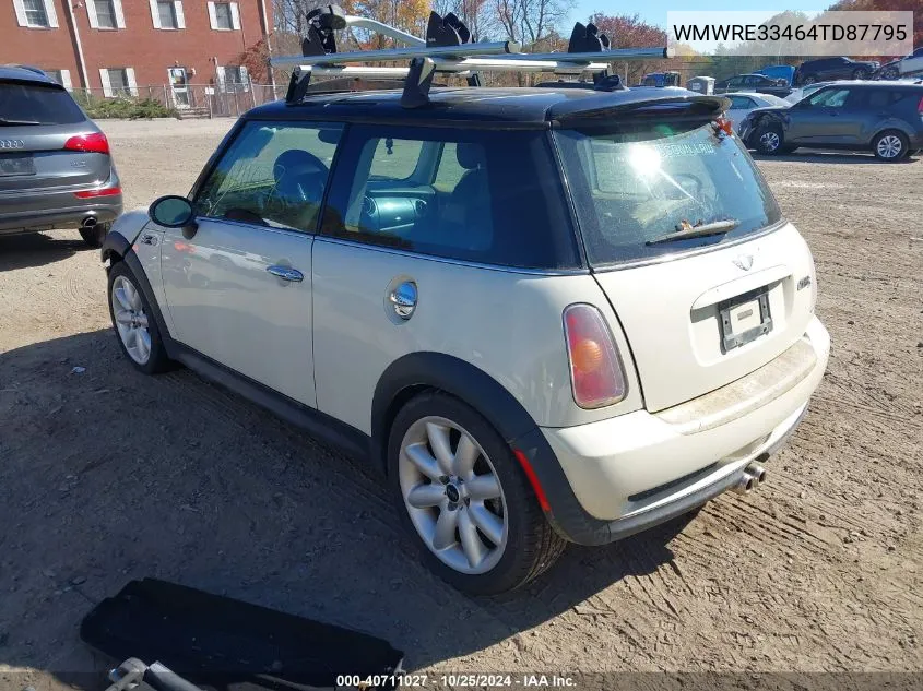 2004 Mini Cooper S VIN: WMWRE33464TD87795 Lot: 40711027