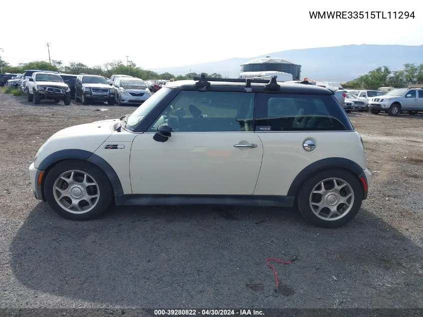 WMWRE33515TL11294 2005 Mini Cooper S