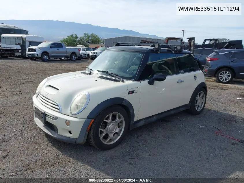 WMWRE33515TL11294 2005 Mini Cooper S