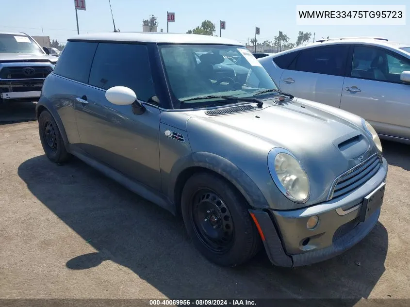 2005 Mini Cooper S VIN: WMWRE33475TG95723 Lot: 40089956