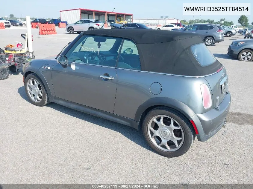 WMWRH33525TF84514 2005 Mini Cooper S