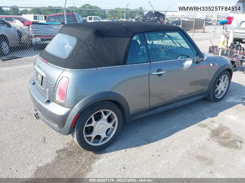 WMWRH33525TF84514 2005 Mini Cooper S