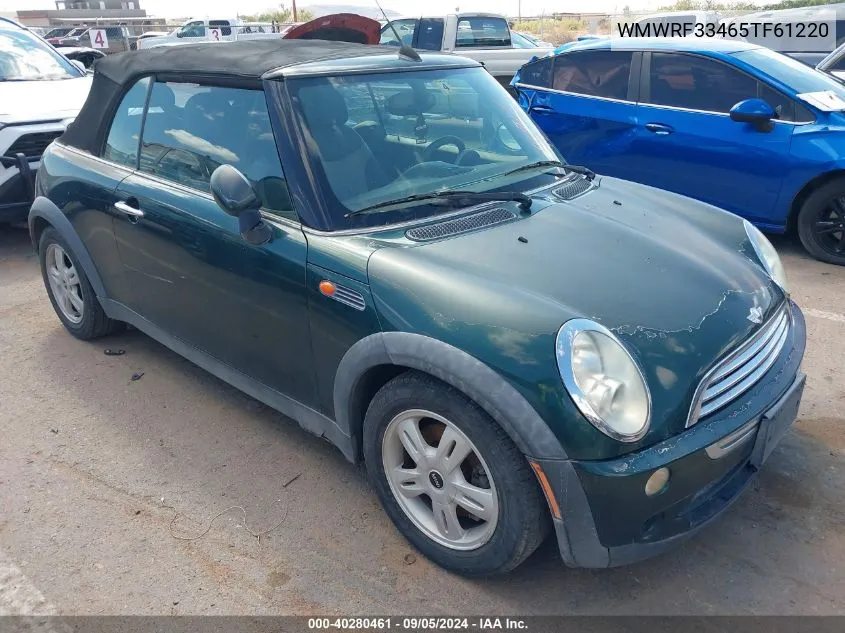 2005 Mini Cooper VIN: WMWRF33465TF61220 Lot: 40280461