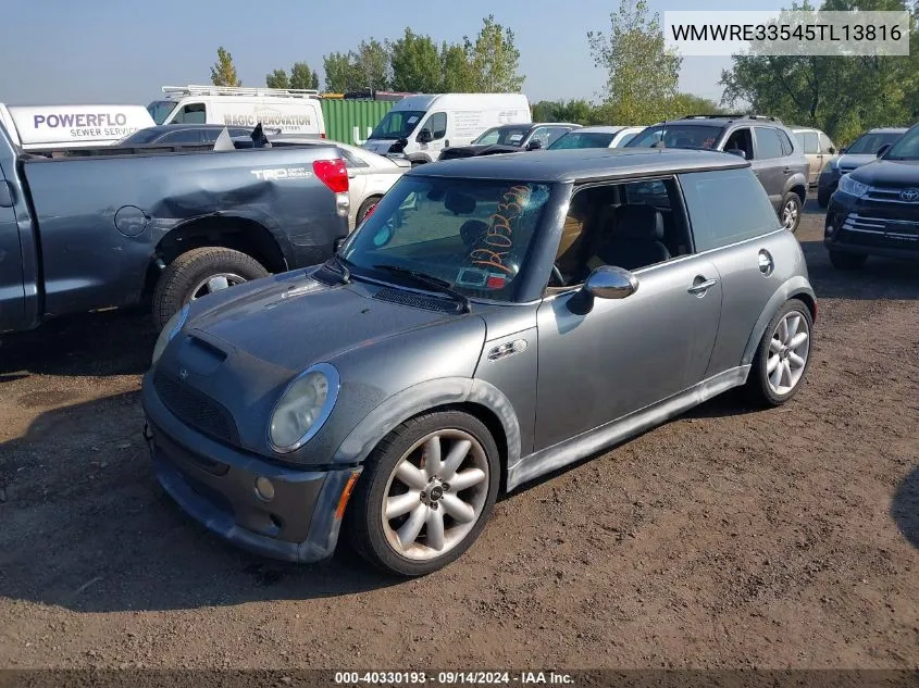 2005 Mini Cooper S VIN: WMWRE33545TL13816 Lot: 40330193