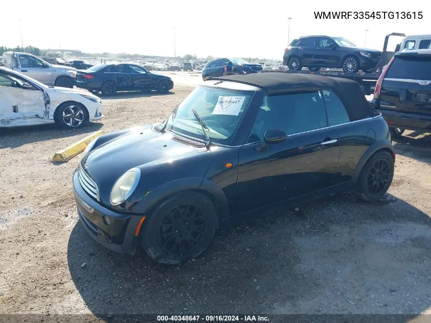 2005 Mini Cooper VIN: WMWRF33545TG13615 Lot: 40348647