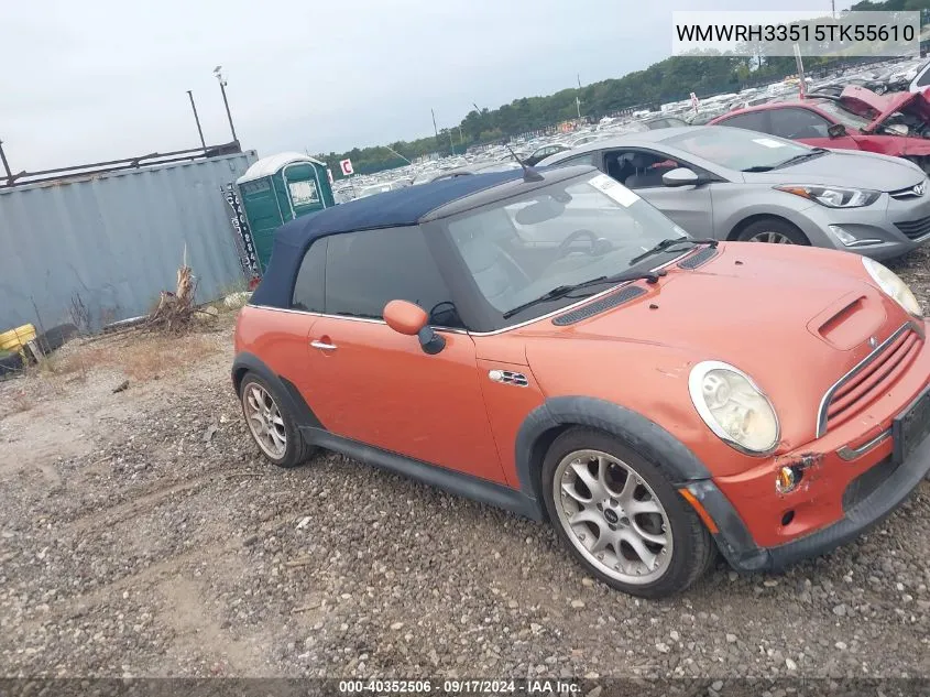 WMWRH33515TK55610 2005 Mini Cooper S