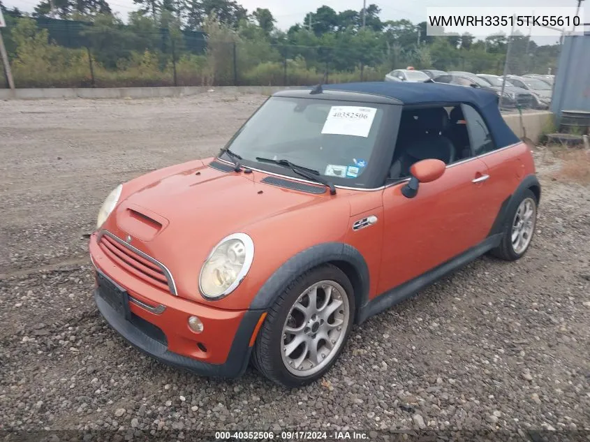 WMWRH33515TK55610 2005 Mini Cooper S